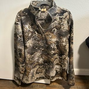 Red Head Camo Fleece Quarter Zip!